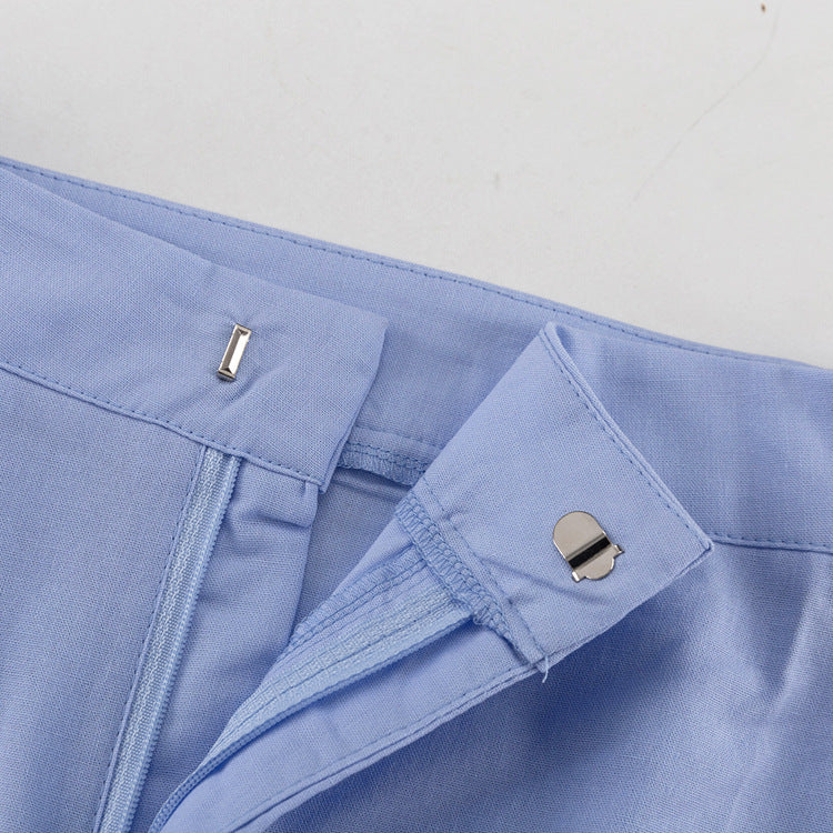 Womens Cotton Split Skirt & Collared Cardigan Two Piece | noémi