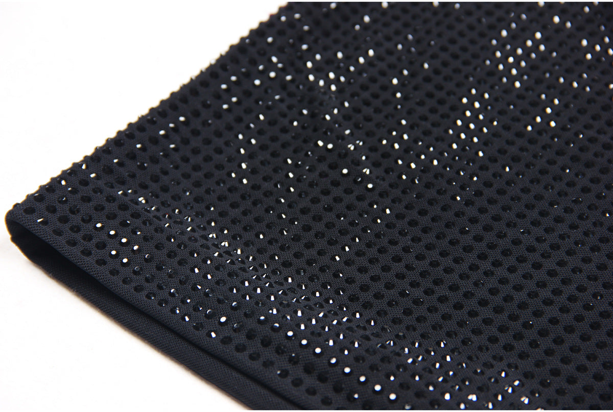 Mesh Rhinestone Shirt | High End Socialite | noémi