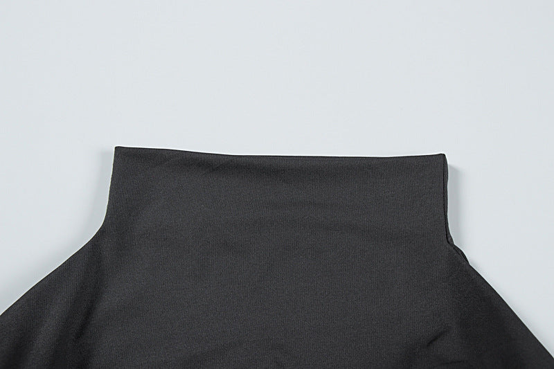 Womens Midi Dress | Slim Fit, Pleated Detail, Round Neck | noémi