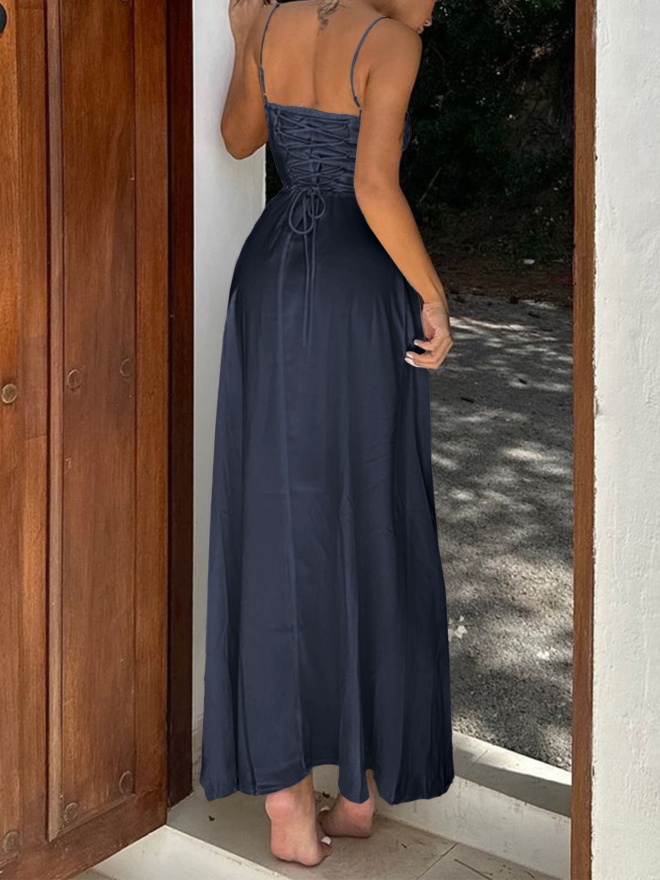 Maxi Dress | Ruched Bust, Adjustable Straps | noémi