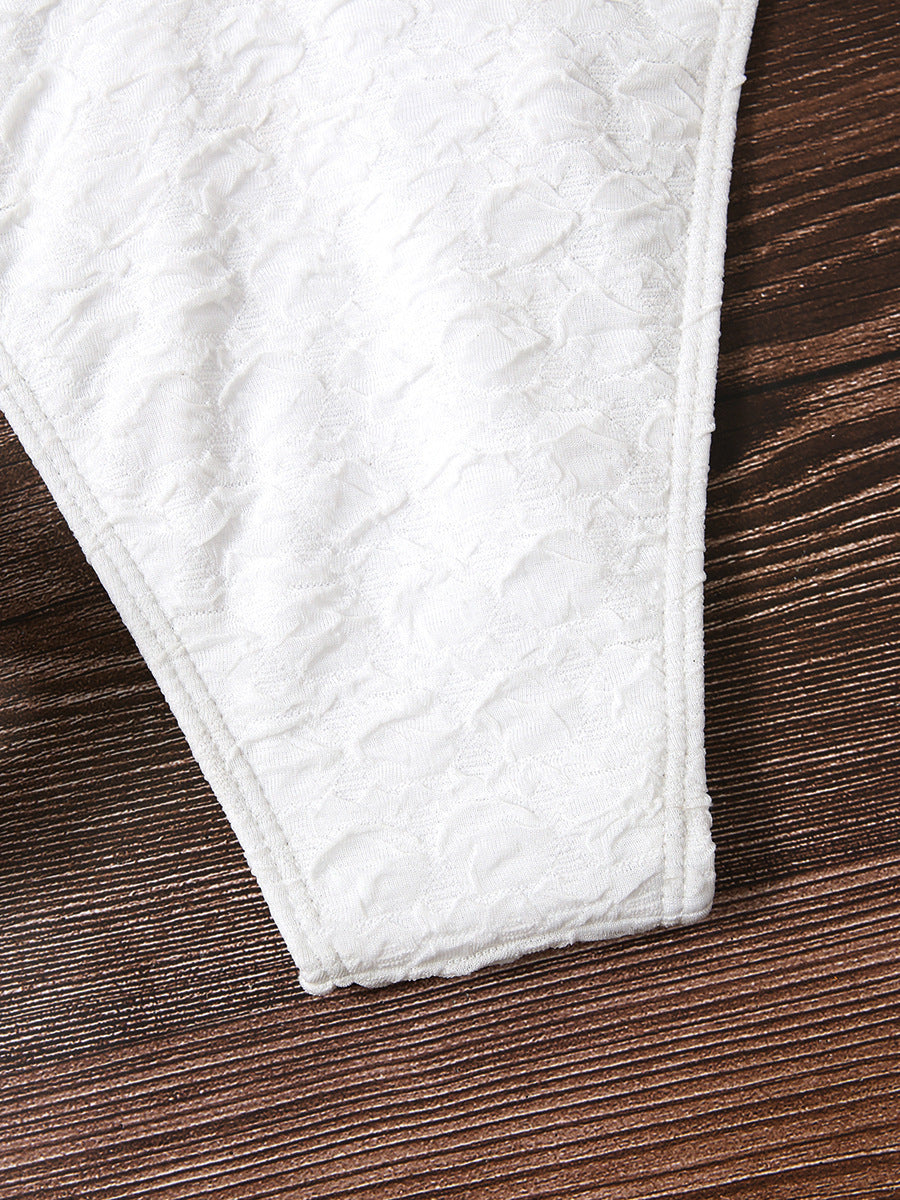 Split Two Piece Bikini Set with Halter Neck and Special Fabric | noémi