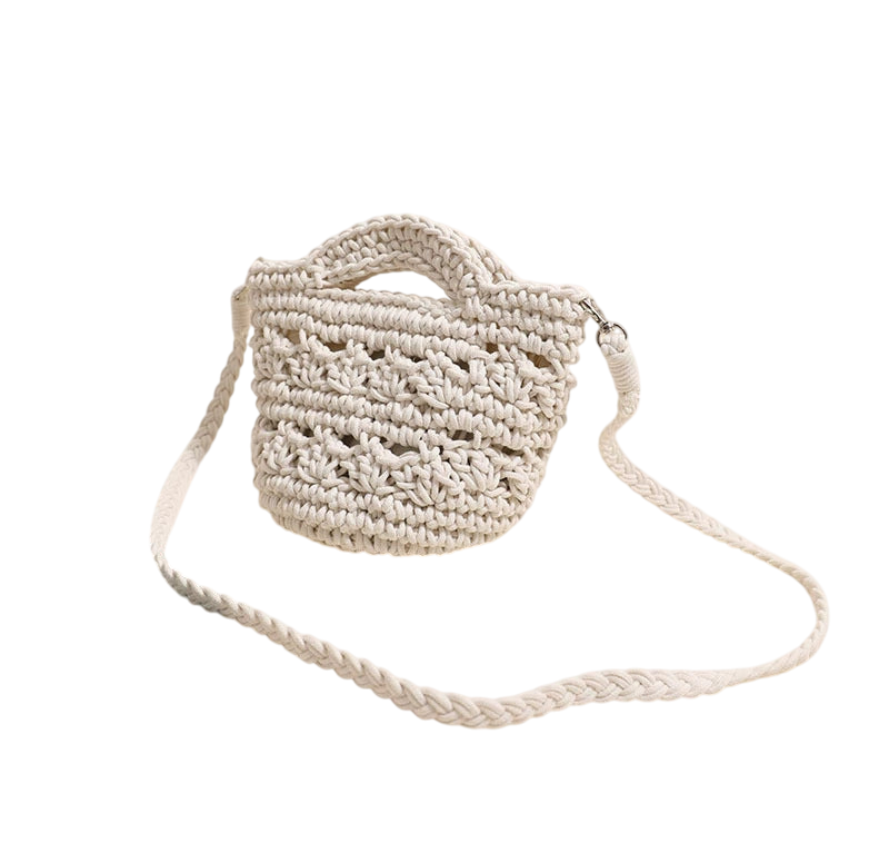 Colorful Crossbody Cotton Thread without Lining