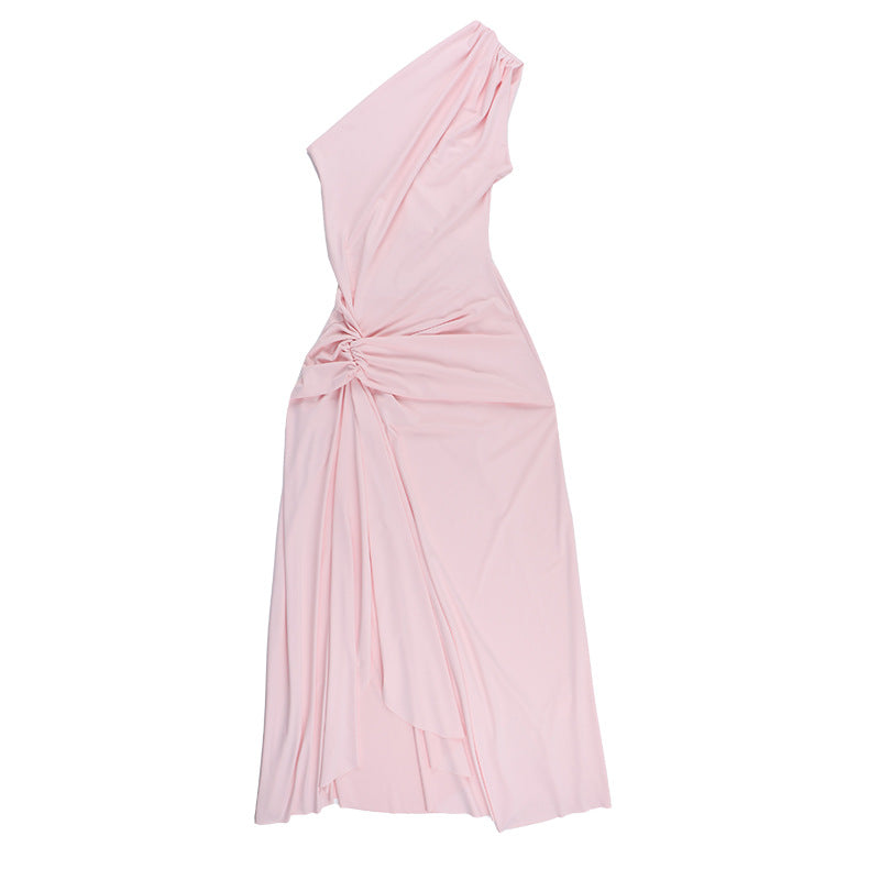 Glam One Shoulder Slit Dress | Elegant, Sculpted & Summer | noémi