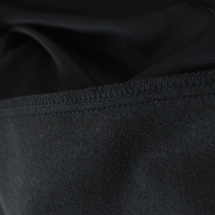 Faux Leather Mini Skirt | Black HighWaist Fit with Side Slit | noémi