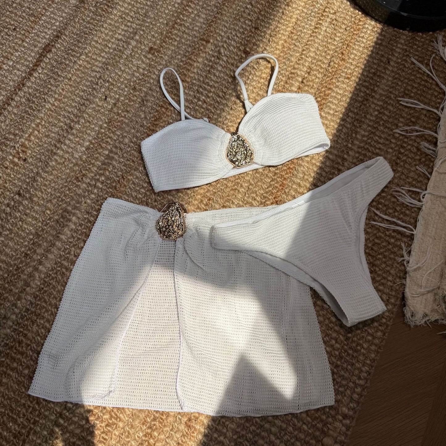 Three Piece Bikini Set with Short Skirt Swimwear for Women | noémi