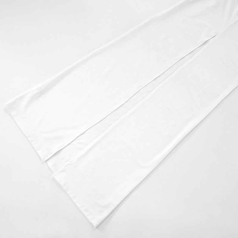 Elegant White Halter Bodycon Dress | Sleeveless Summer Dress | noémi