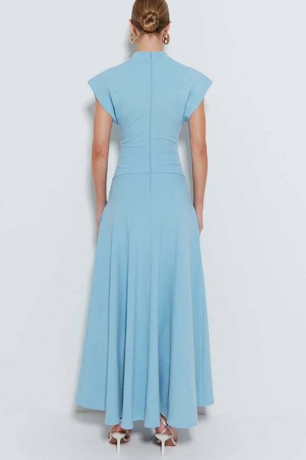 Slim Fit Maxi Dress with Side Slit and Streamlined Silhouette | noémi