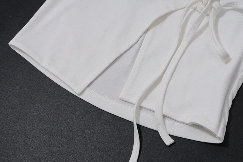 Summer Backless Lace Up Cardigan Halter Vest Top | noémi