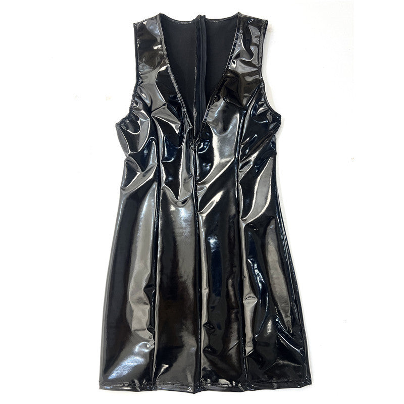 Sleeveless V Neck Sheath Dress | Slim Fit with Defined Waist for Women | noémi