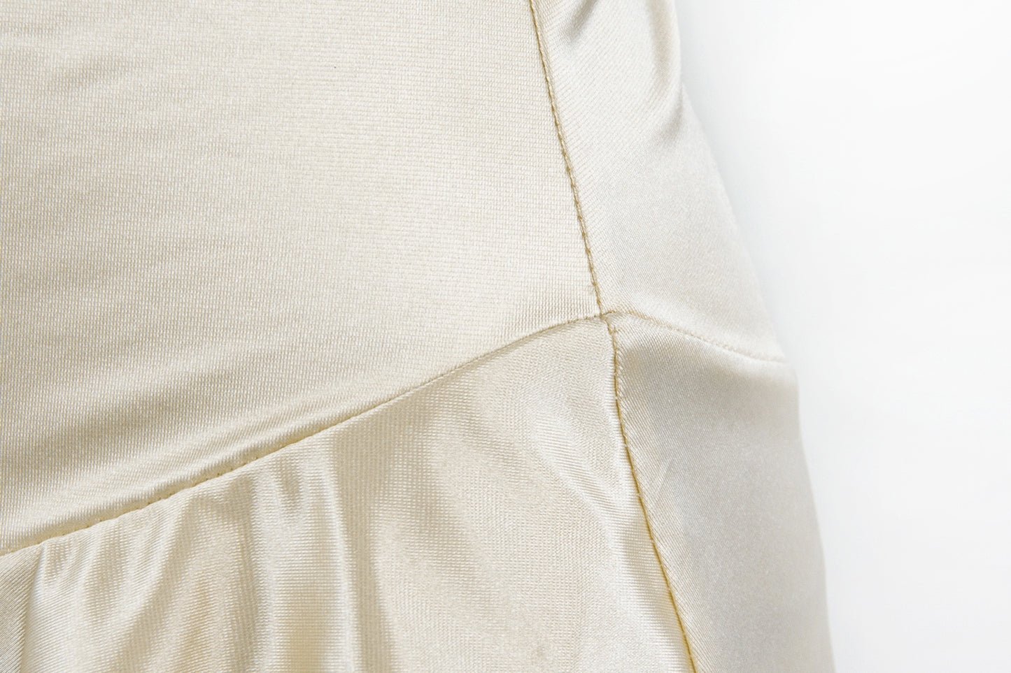 Womens Satin High Slit Formal Dress | Sleeveless Backless Spaghetti Strap Gown, Slim Fit | noémi