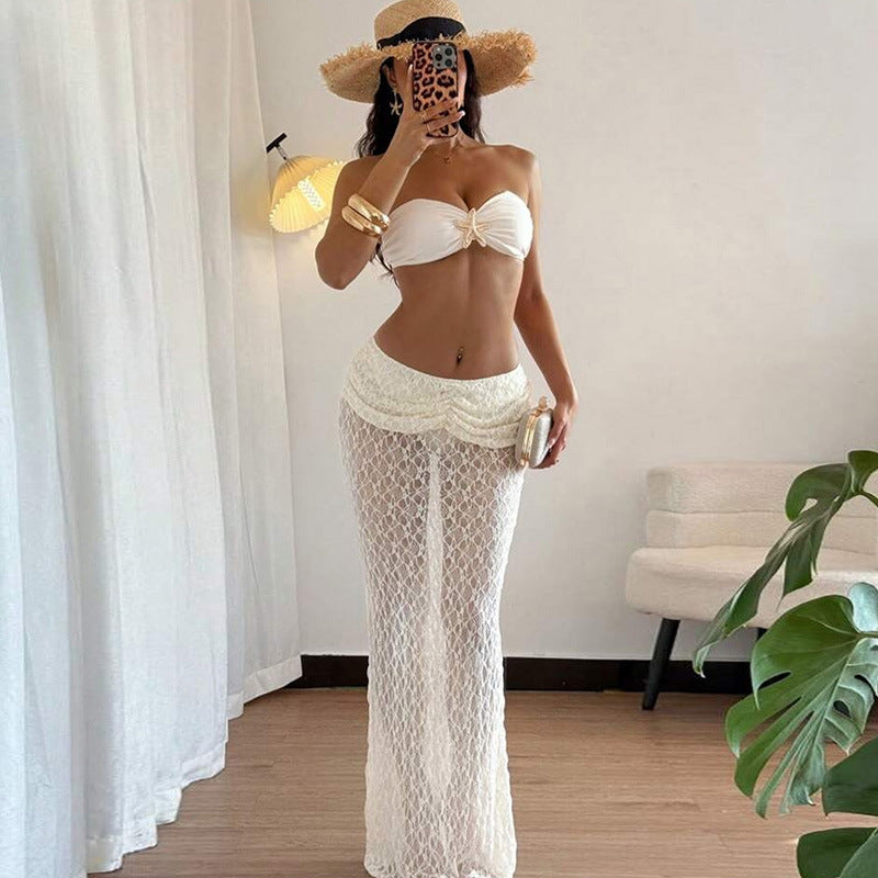 Two Piece Lace Set | Tube Top & Maxi Skirt for Women | noémi