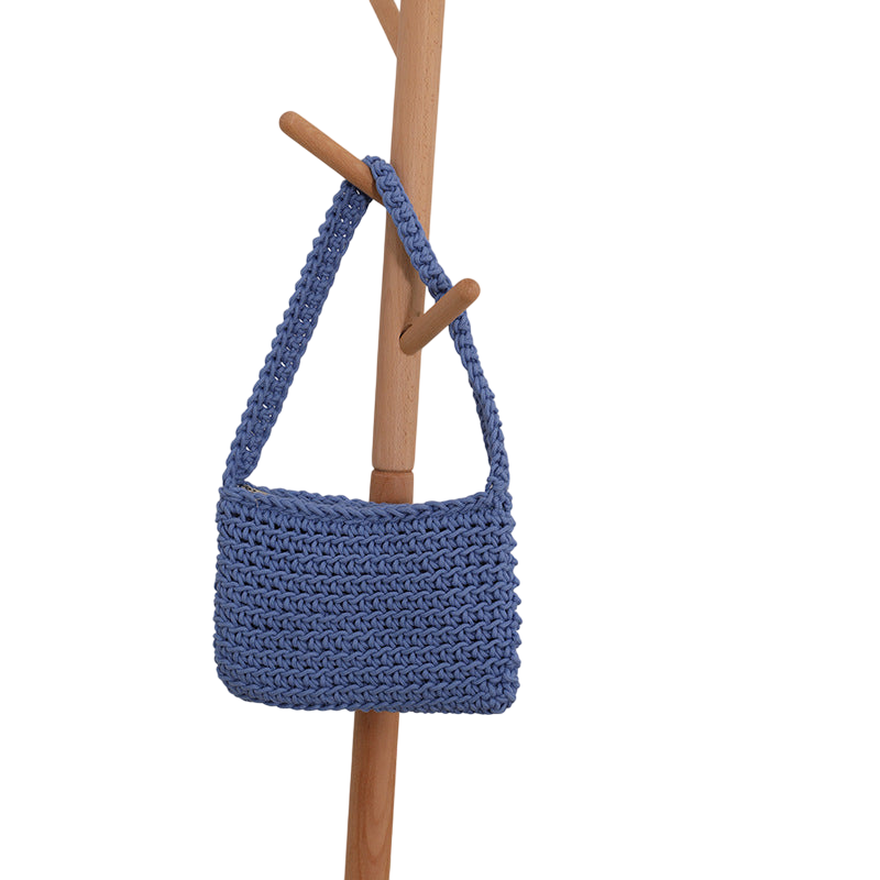 Cotton Thread Shoulder Blue