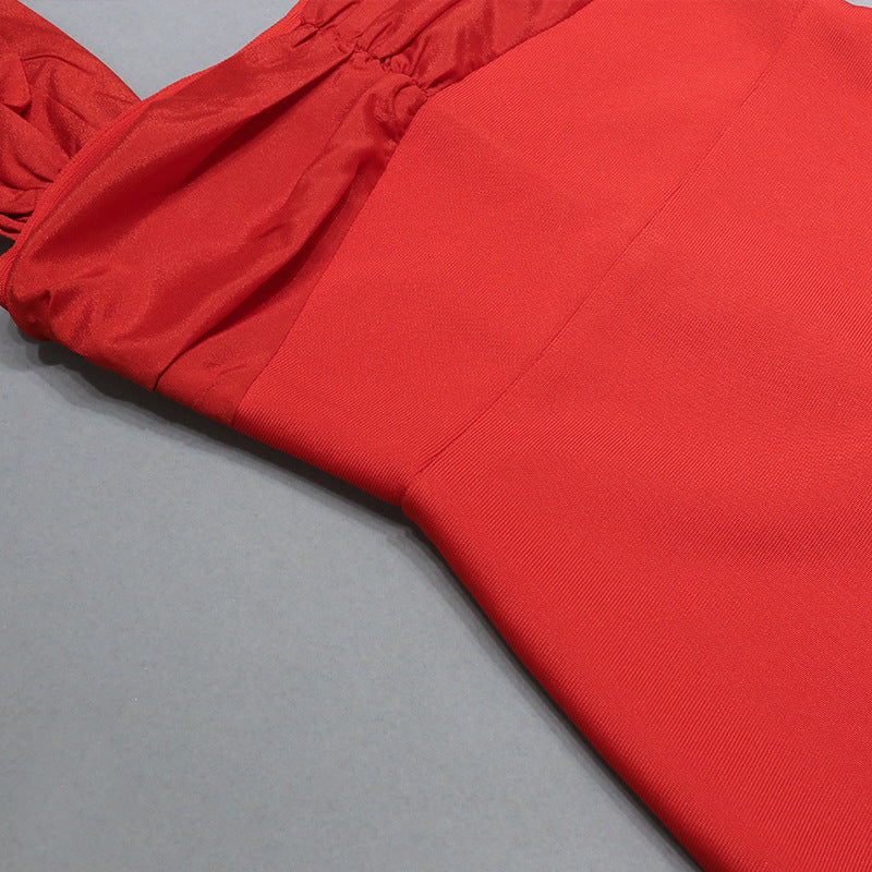 Womens Overknee Dress with Slim Fit and Irregular Hem | noémi