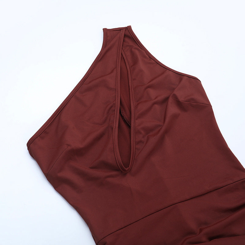 Slant Shoulder Bodysuit, Slim & Chic | Luxe Fit | noémi