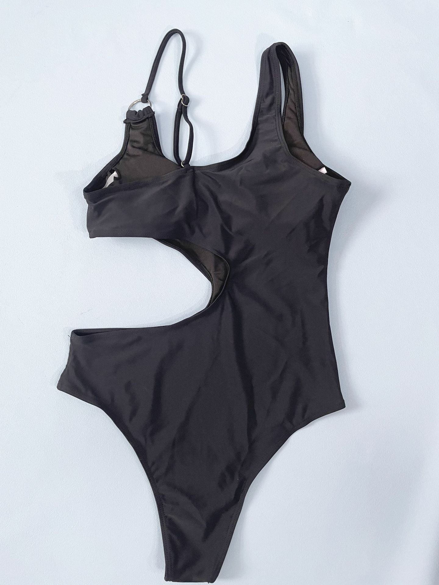 Womens One Piece with Hollow Cutouts | Solid Color Form Fitting Design | noémi