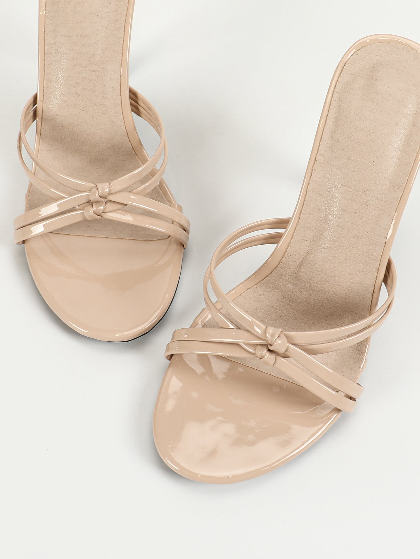 Women’s Open Toe Stiletto Heel Sandals | Round Toe, Solid Color | noémi