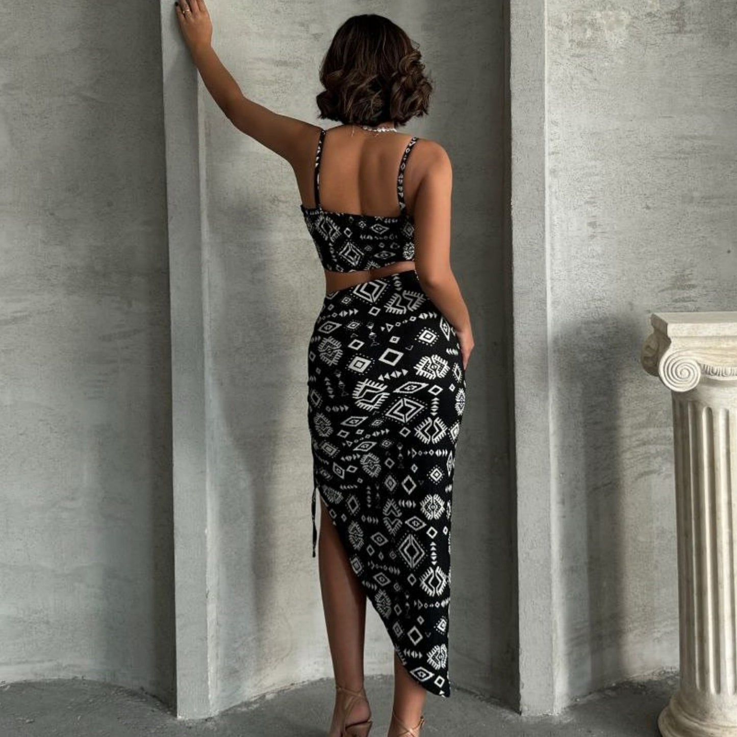 Floral Two Piece Set | Camisole Midi Skirt | noémi