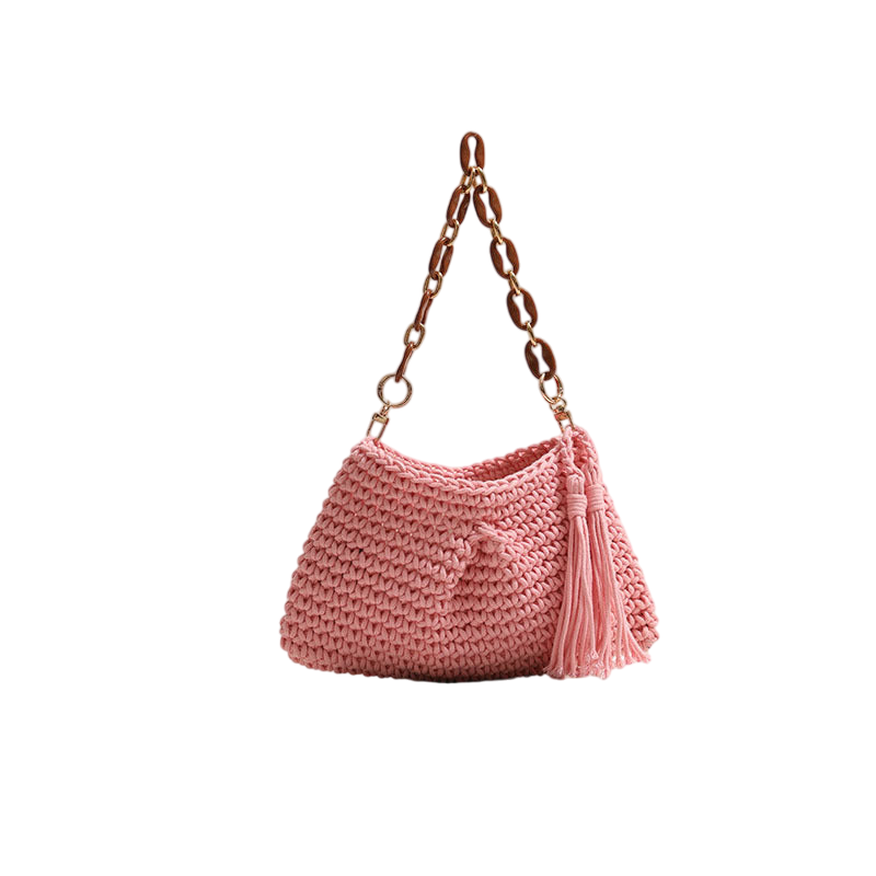 Clip Tassel Pink