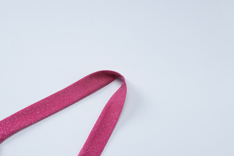 Bright Silk Halter Dress with Side Split and Sheath Fit | noémi