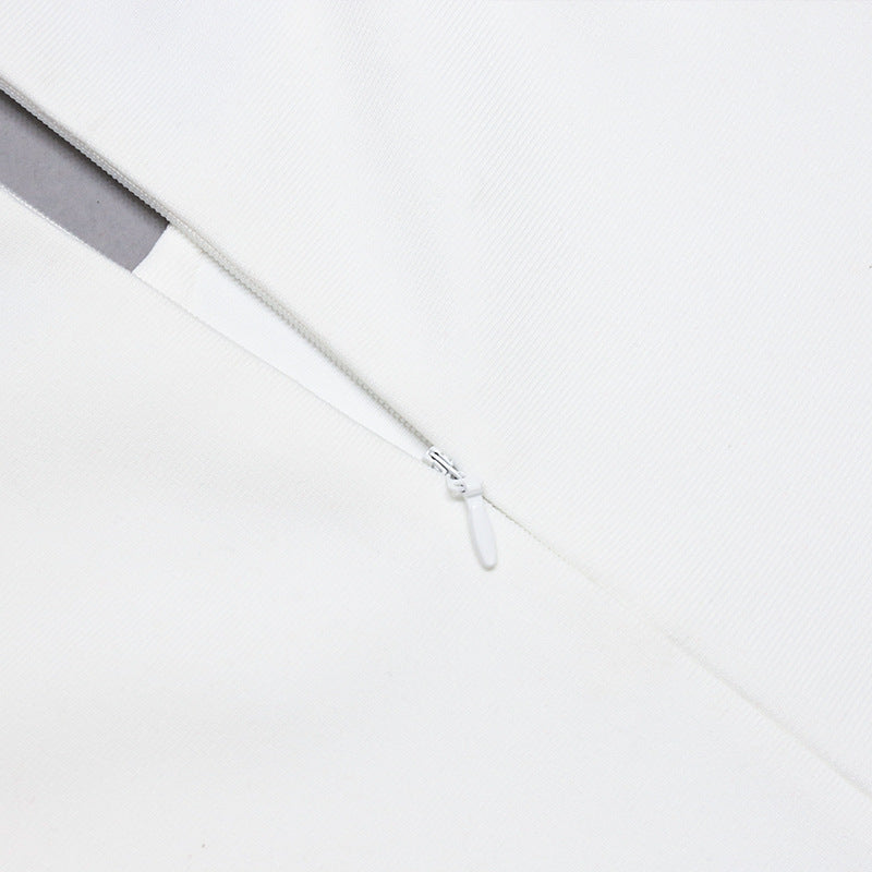 Slim Fit One Step Bandage Dress with Structured Silhouette | noémi