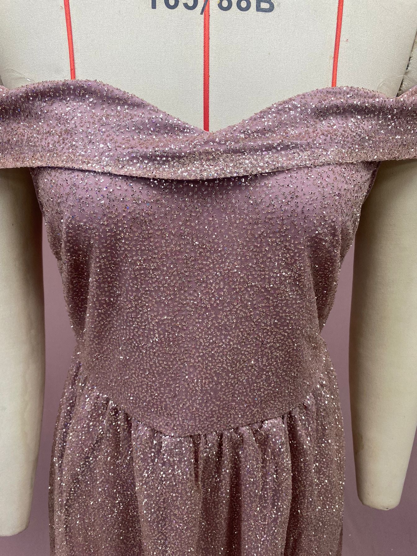 Rose Gold Off Shoulder Cocktail Dress | noémi