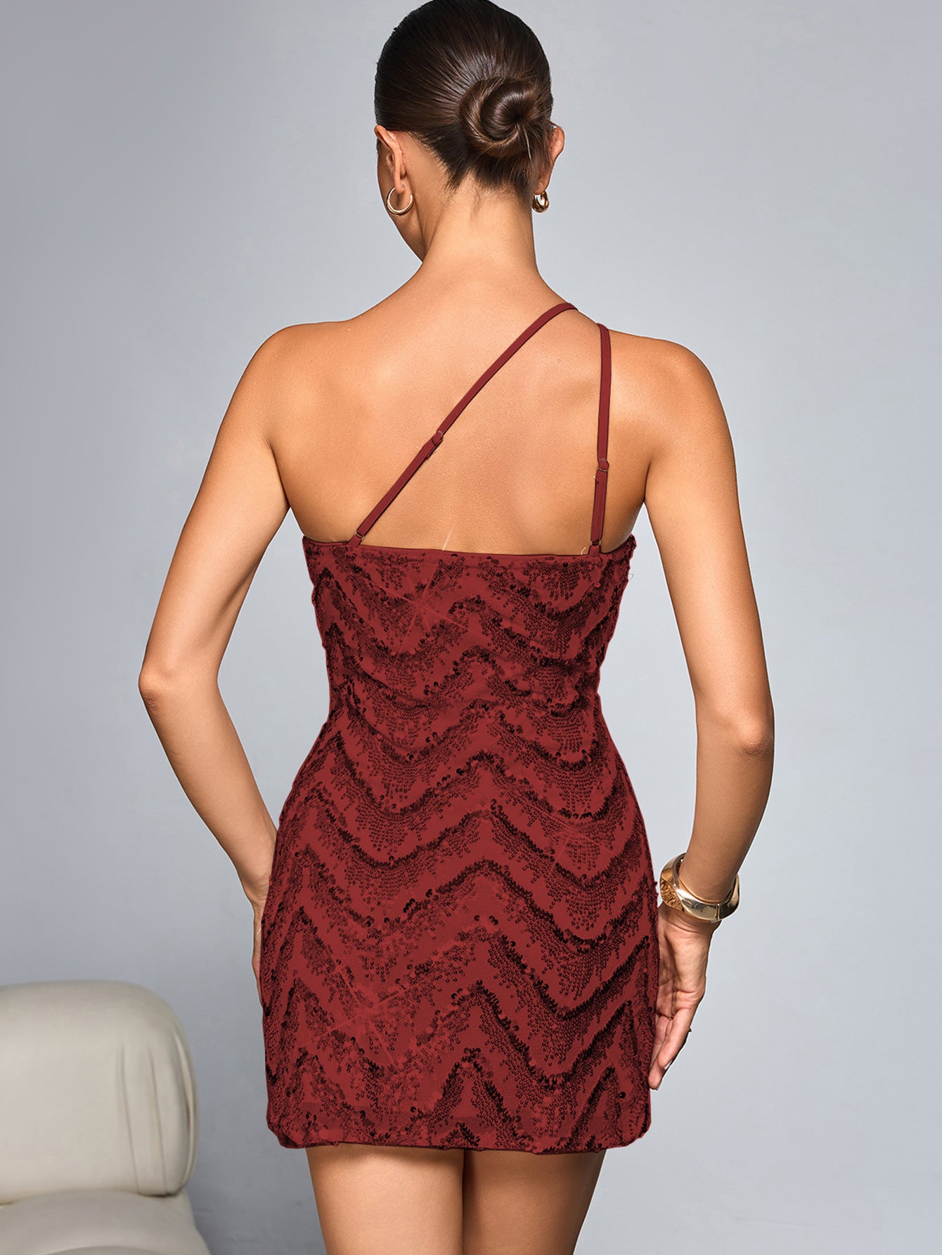 Women Sequin Sling Mini Dress | noémi