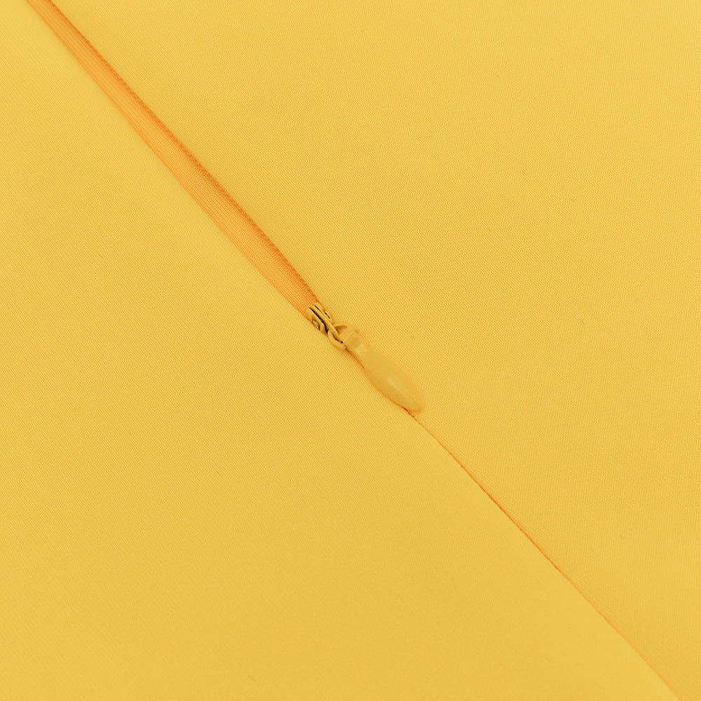 One Shoulder Diagonal Collar Split Hem Bodycon Dress | noémi