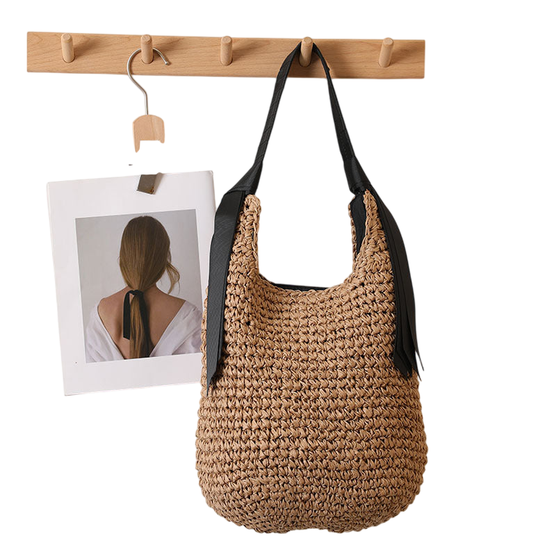 Ribbon Crochet Black