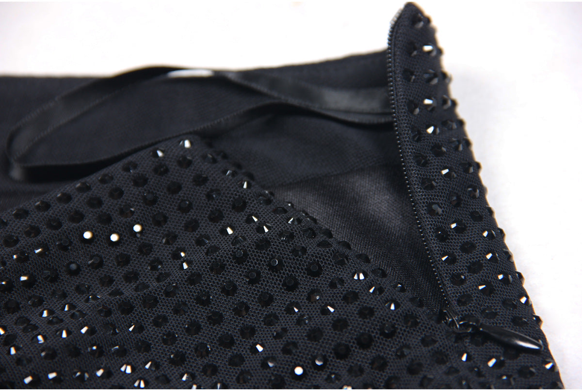 Mesh Rhinestone Shirt | High End Socialite | noémi