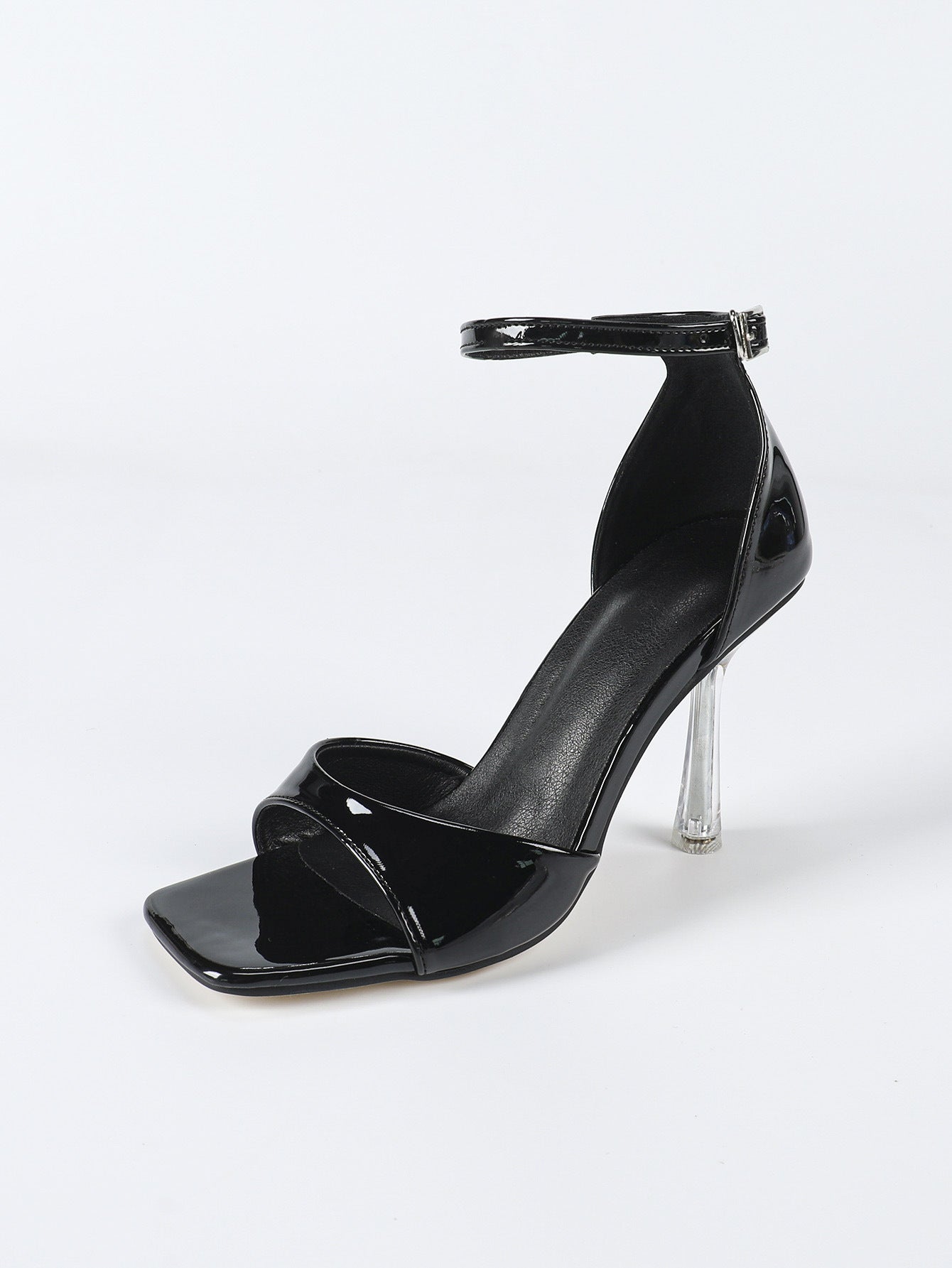 High Heels for Women | Square Toe & Transparent 9cm Heels | noémi