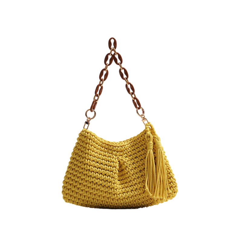 Clip Tassel Yellow