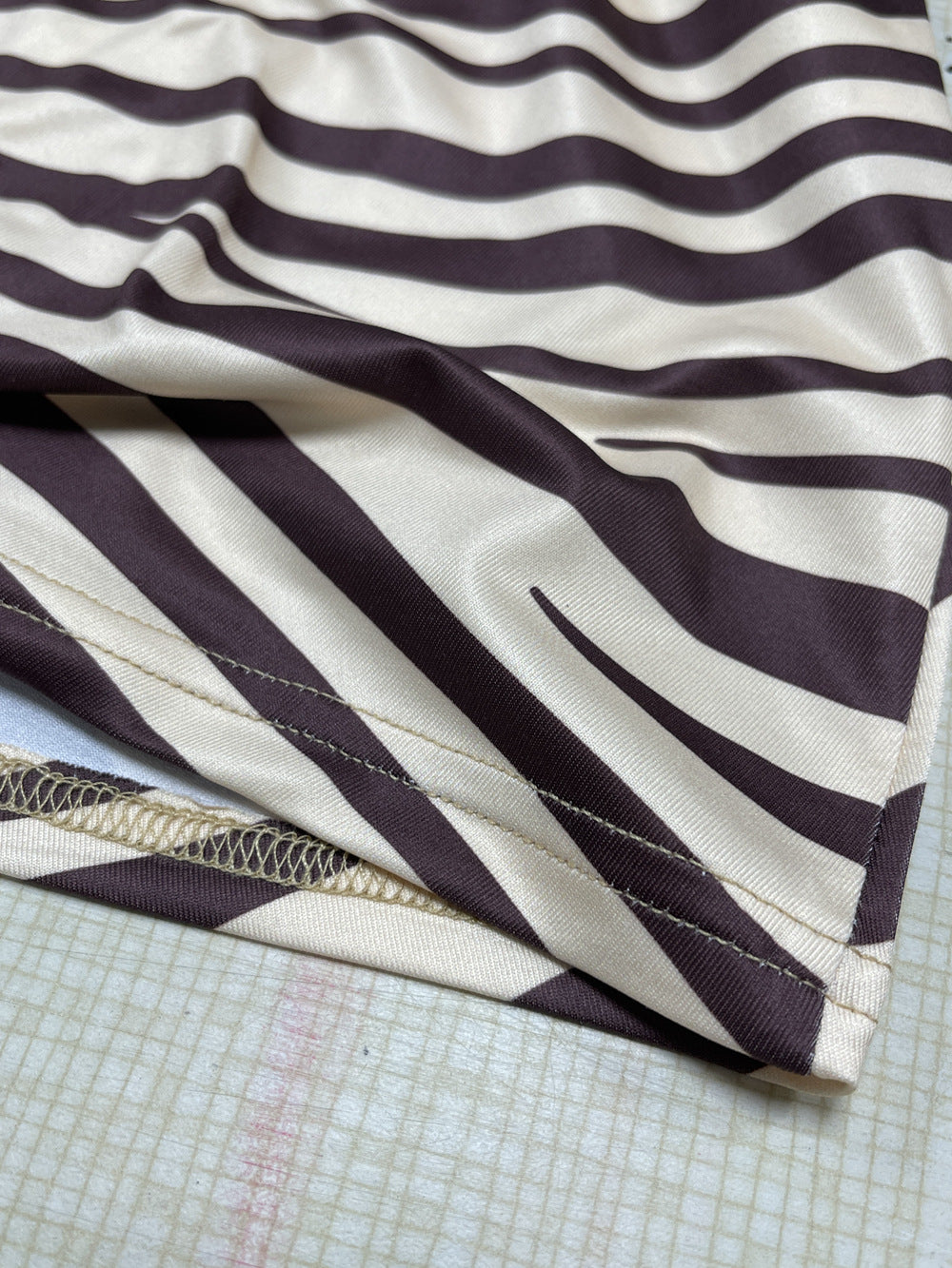 Womens Zebra Print Sleeveless Sheath Dress with Pleated Waist Drawstring Detail | noémi