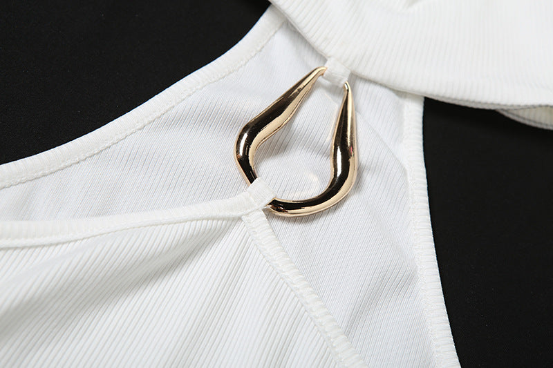 Halter Crop Top | Sleeveless, Slim Fit, Summer Vest Style | noémi