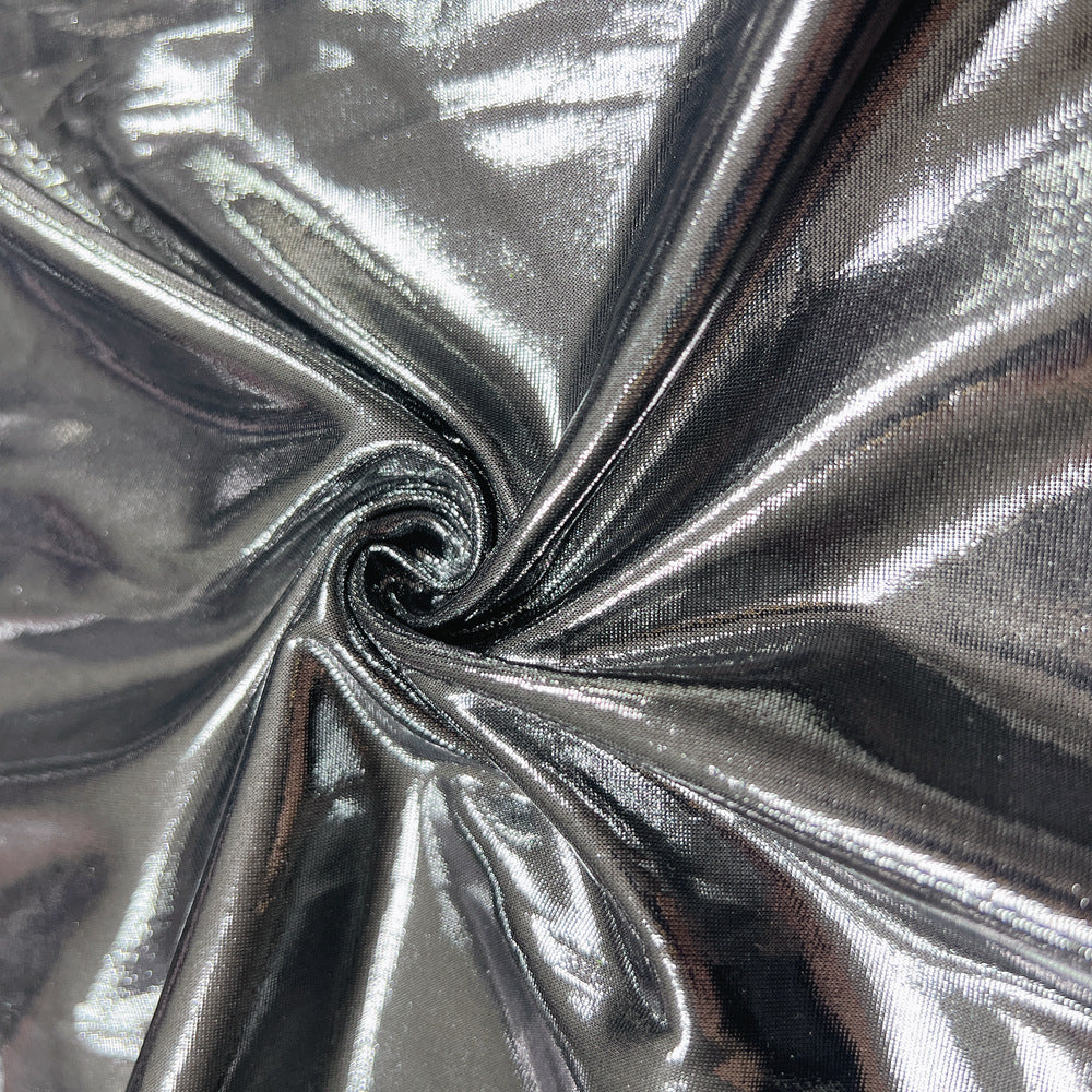 Womens Metallic Sling Strap Bodycon Mini Dress with Ruched Waist | noémi