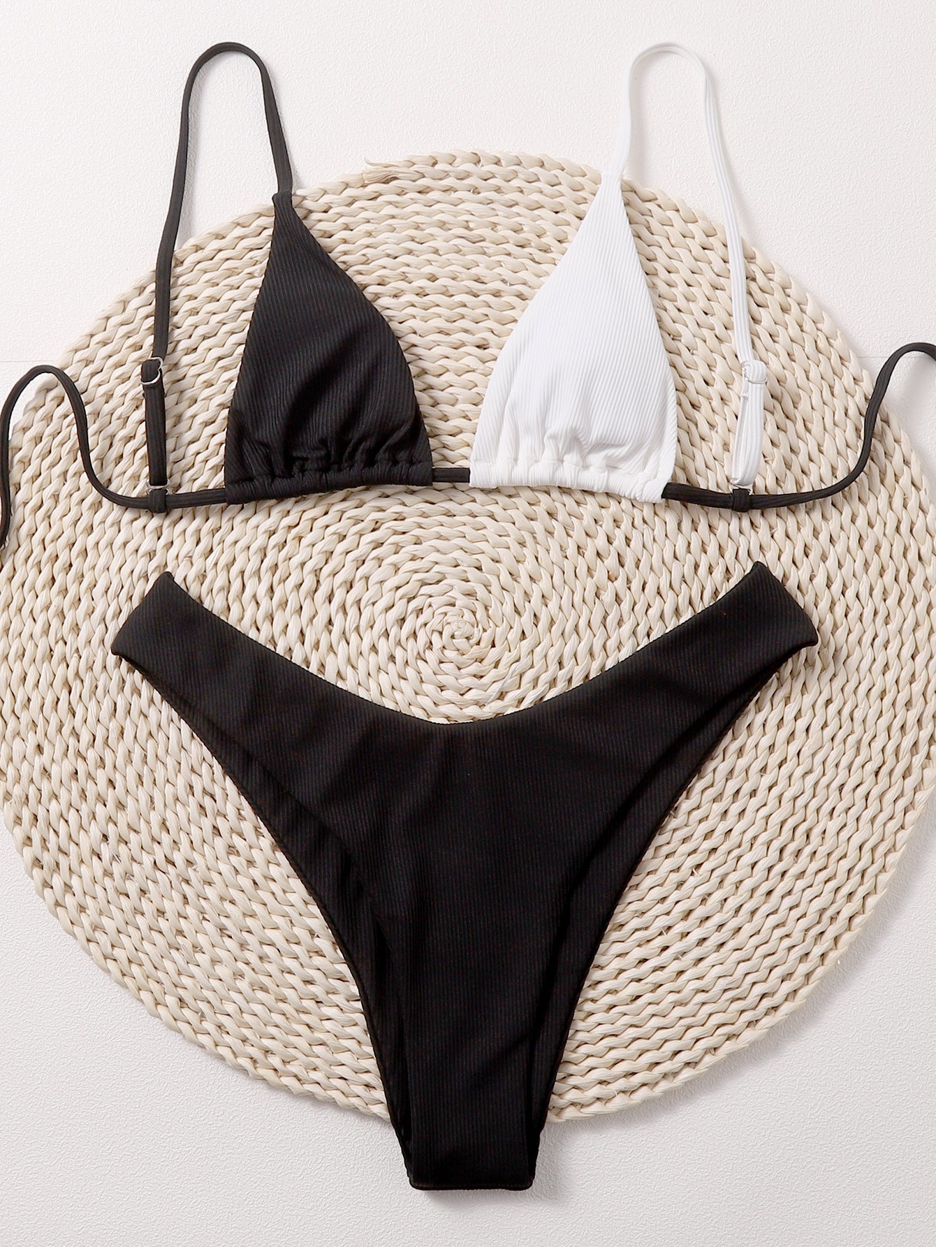 Bikini Set for Women | Lace Up Fresh Split Swimsuit | noémi