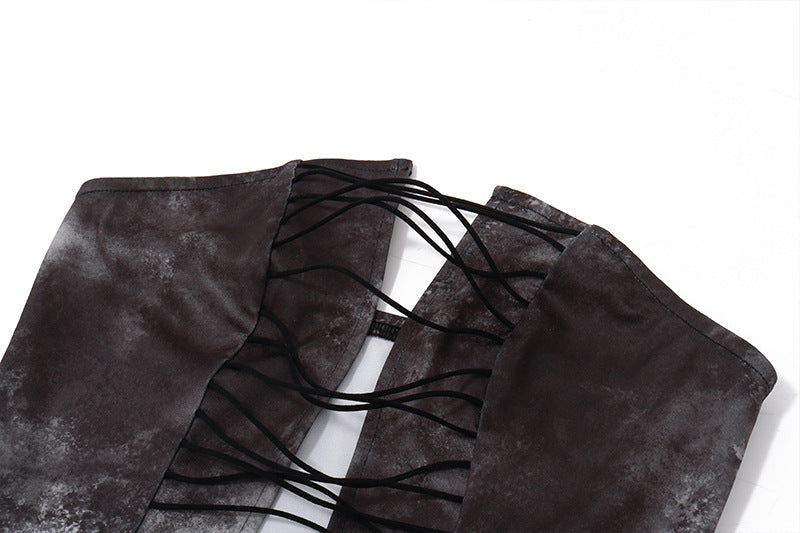 Womens Cutout Tube Top | Off Shoulder Retro Vest | noémi