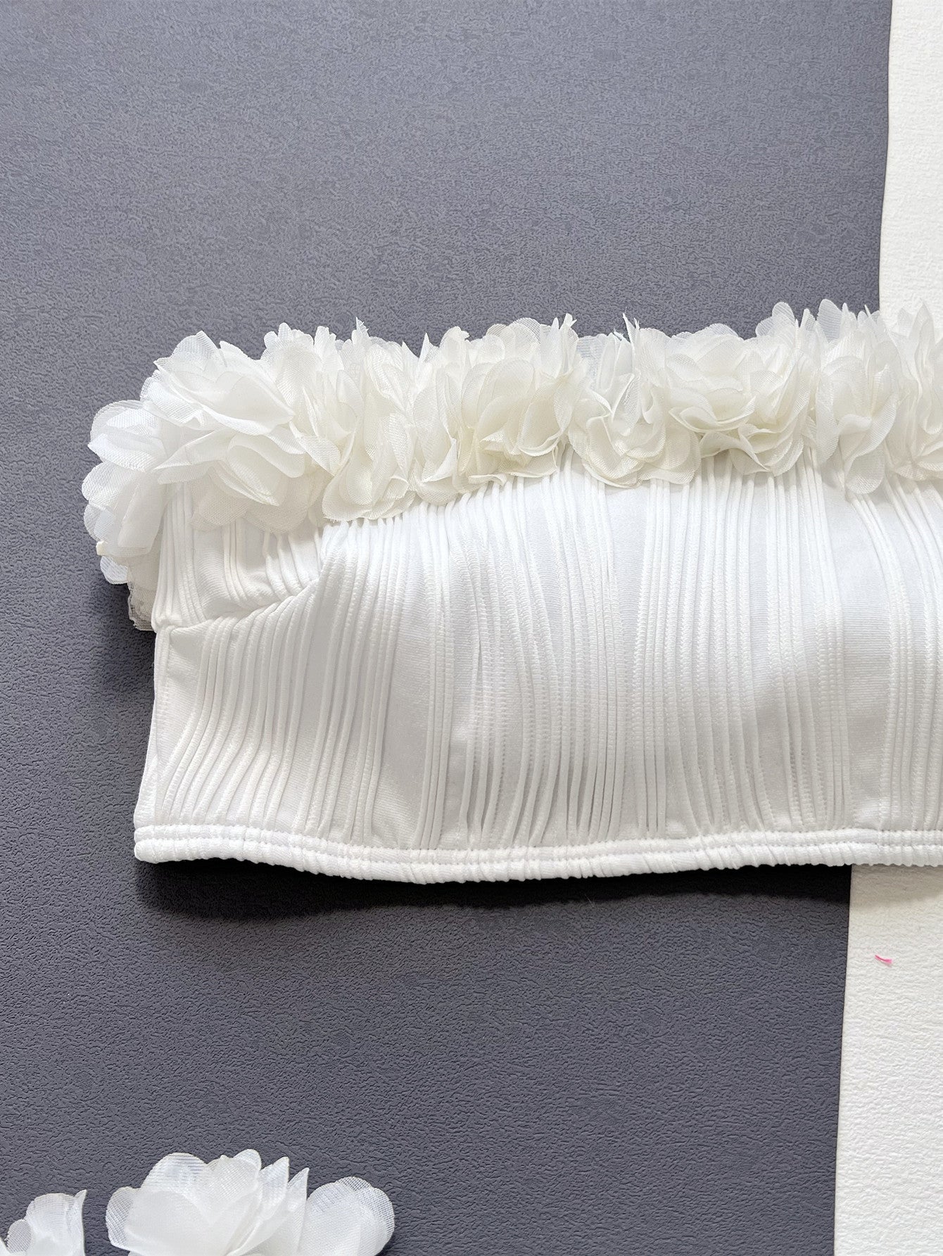 Split Tube Top Bikini Swimsuit for Women Two Piece Set | noémi