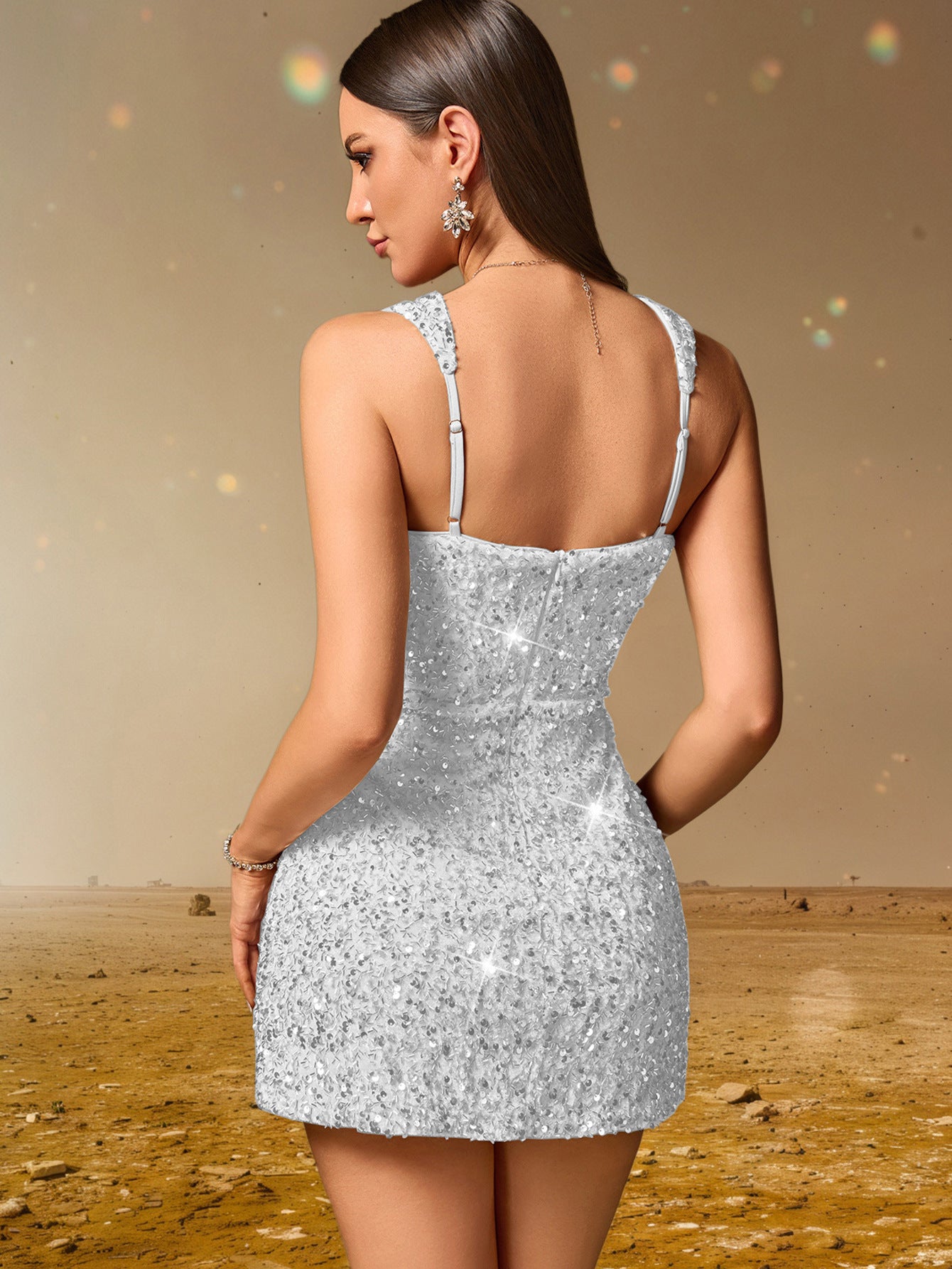 Womens Wea Sequined Cami Dress | noémi