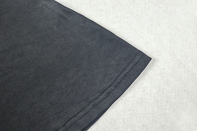 Womens Waist Slimming V Neck Pleated Draped Wrap Dress | noémi