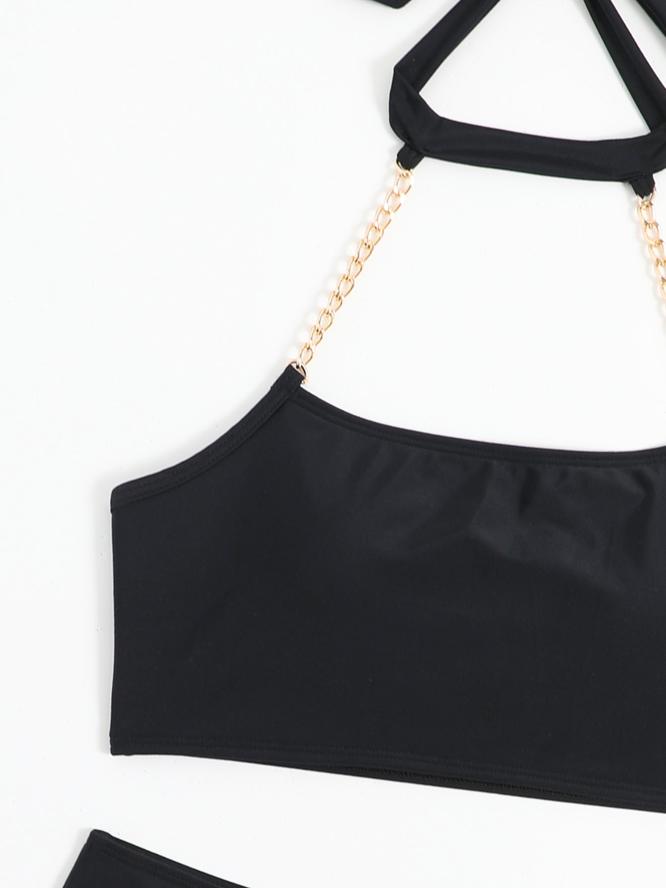 Solid Color Split Design Bikini Swimsuit for Women | noémi