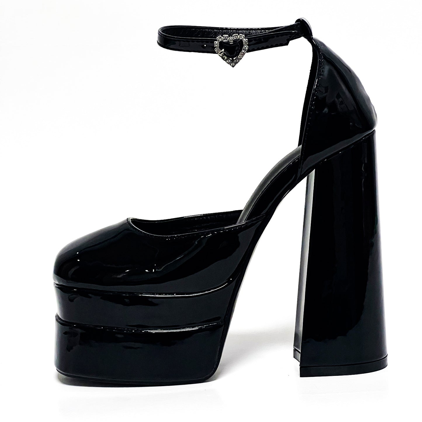 Platform Heels for Women | Ultra High Block Heels with Ankle Strap | noémi