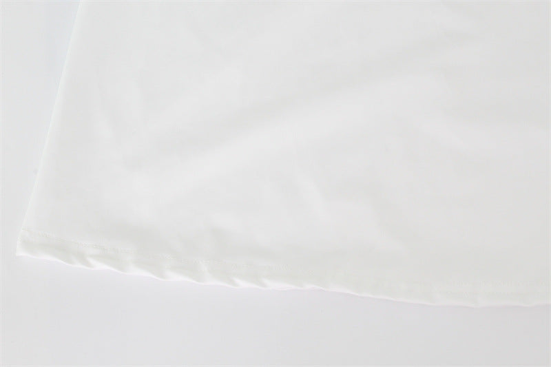 Womens White Two Piece Set | Halter Crop Top Low Waist Maxi Skirt V Neck | noémi