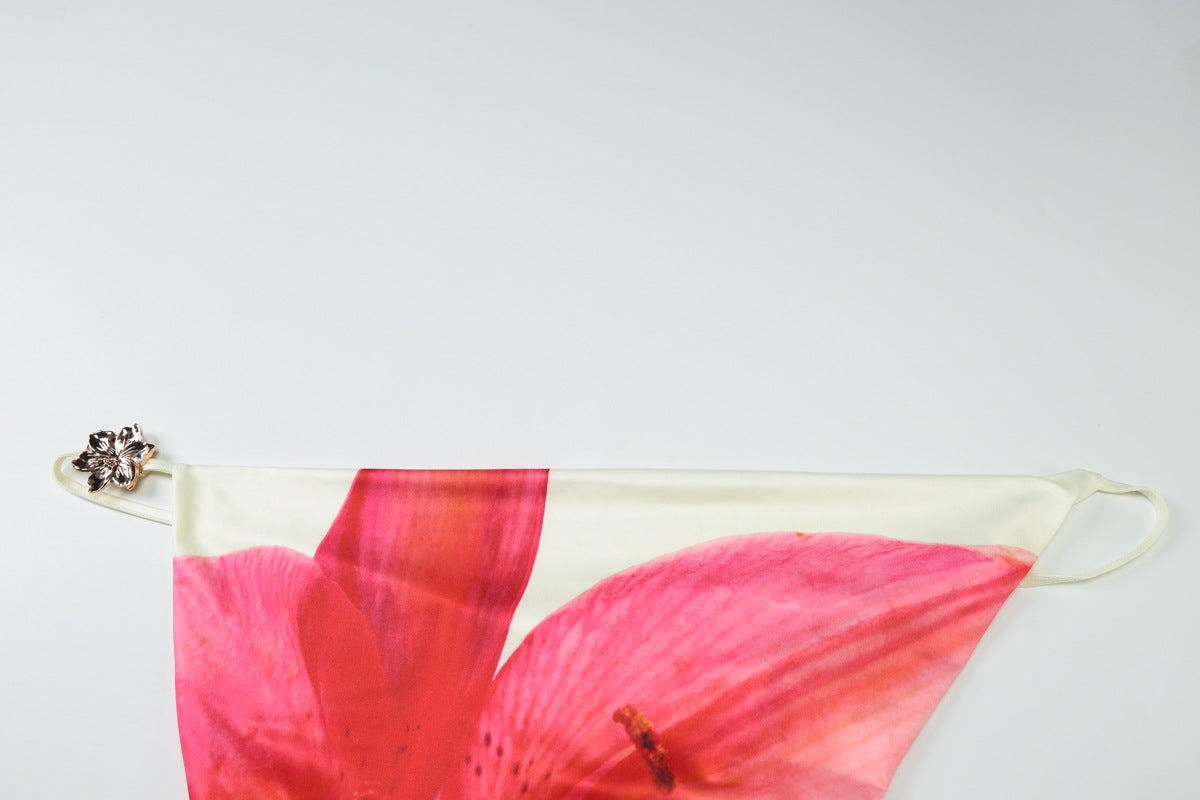 One Shoulder Summer Dress | Swing Fit, Crossbody Detail, Bold Print | noémi