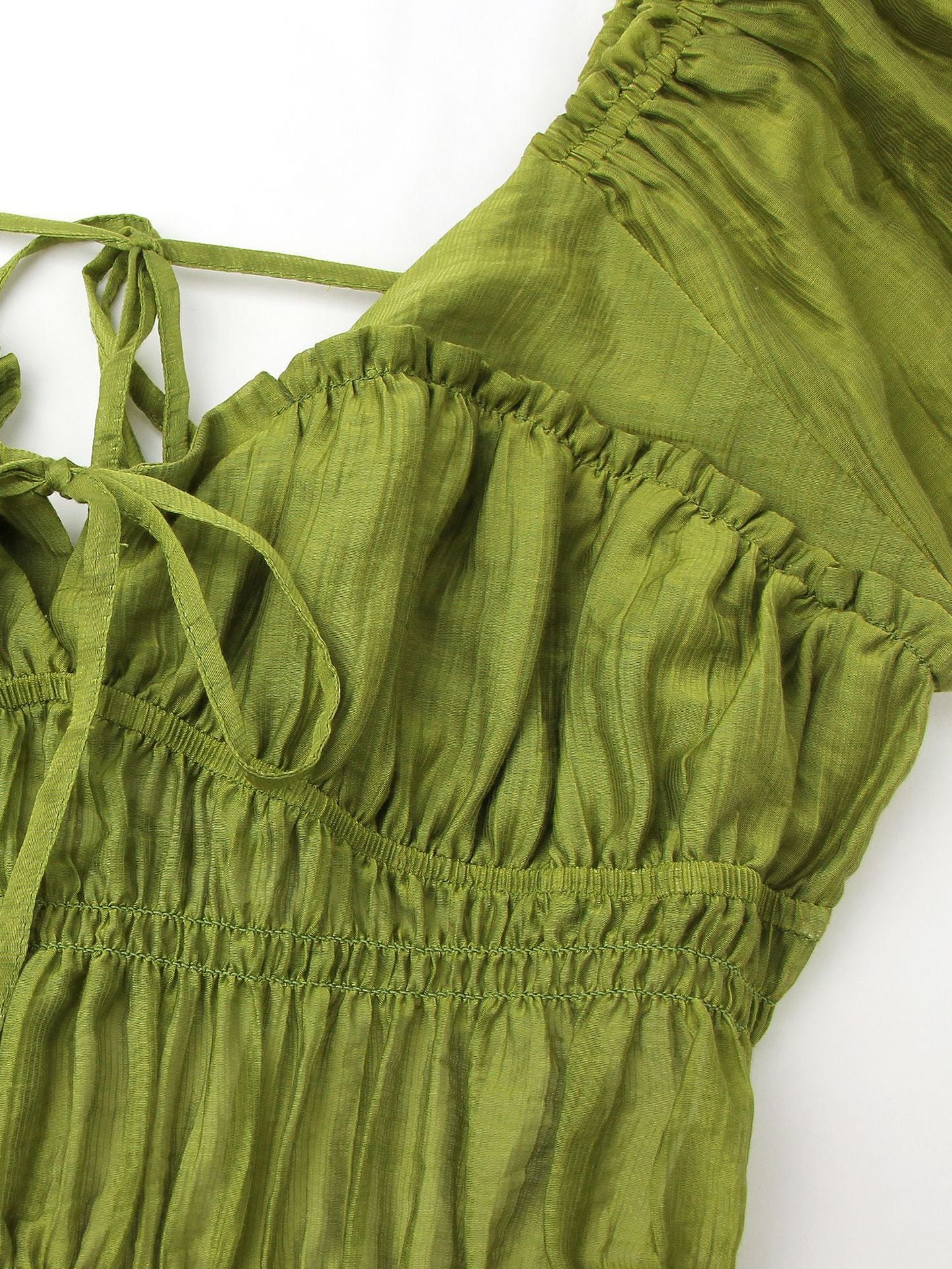 Womens Puff Sleeve Dress | Backless, Square Neck | noémi