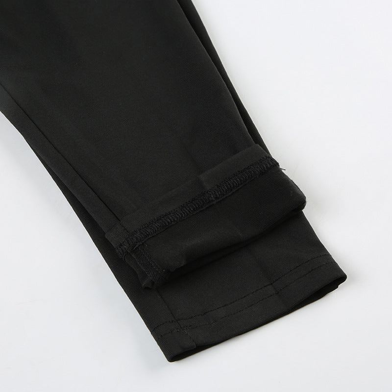 Metal Tube Stitching Hollow Out Cutout Jumpsuit | Tight Skinny One Piece Trousers | noémi