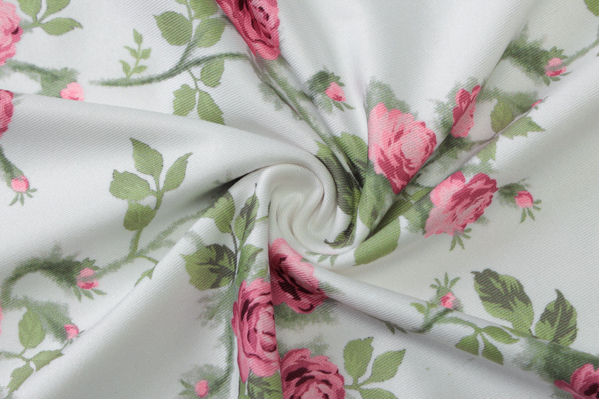 Slim Waist Bandeau Sling Dress | Print Fit | noémi