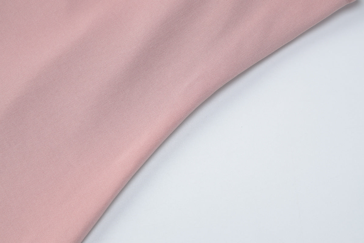 Summer Halter Dress, V Neck, Backless, Ruffle Hem, Waist Sculpting | noémi