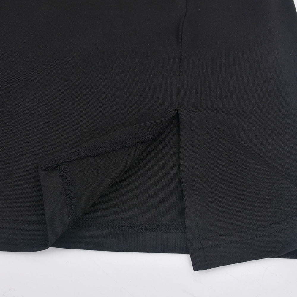 Strapless Fur Collar Cutout Backless Hip Dress Fit | noémi