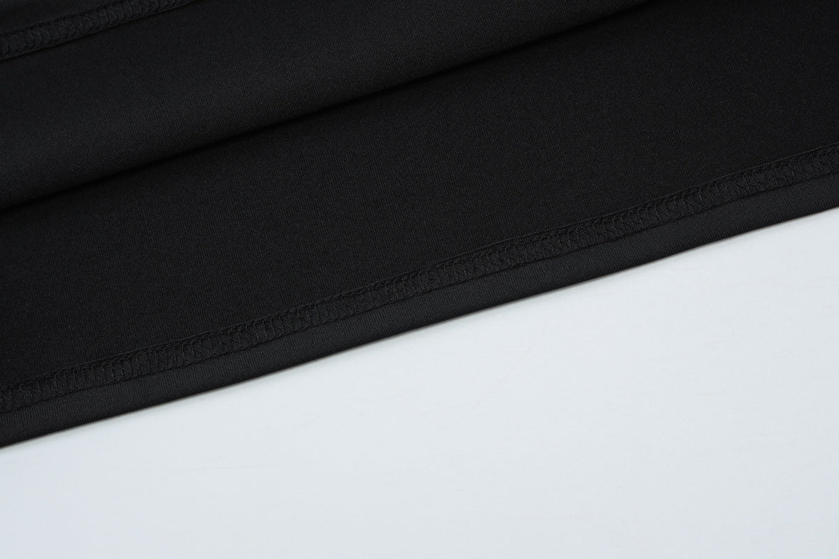 Pleated Sheath Dress with Lace Up Detail and Slim Fit Design | noémi