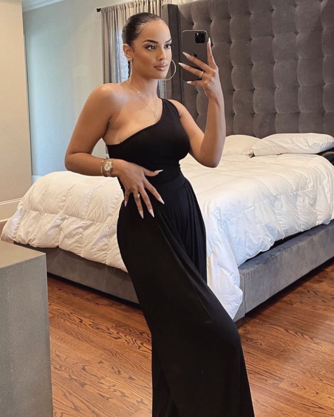 One Shoulder Jumpsuit | Women's Wide Leg Romper | noémi